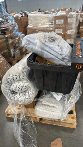 mattress, swimming pool, totes