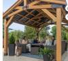14x12 all cedar peak roof gazebo - 3