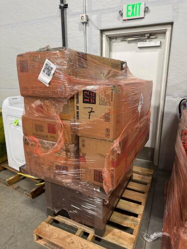 to complete 14-ft trampolines with basketball hoop and two box one of twos plus outdoor furniture