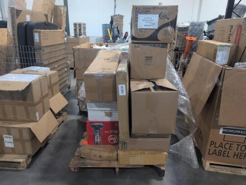 Hoover vacuum, air filter, twin mattress, water jugs and more