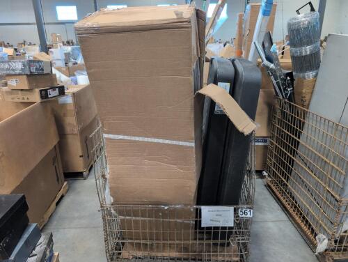 Garbage can, QWIKPAD for generators, loungers