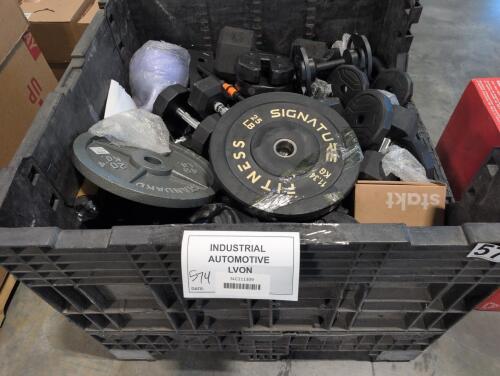 Bin of weights