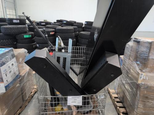 Large truck box, hitch attachment, Fencing, under seat lockbox, & More