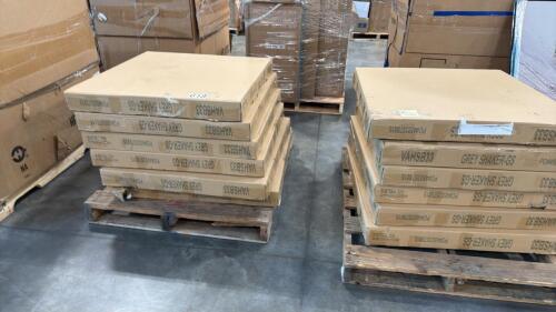 (2) pallets of shaker cabinets