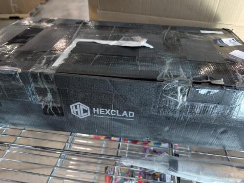 Hex clad seven piece cookware set, open box
