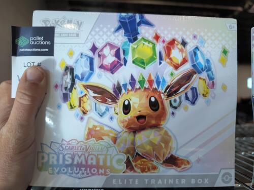 Pok&eacute;mon Scarlet Violet prismatic evolutions elite trainer box