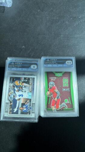 graded slabs, football, 20 cards