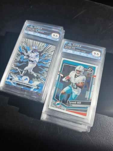 graded slabs, football, 20 cards