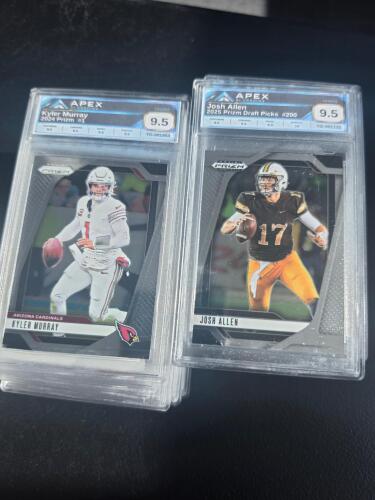 graded slabs, football, 20 cards