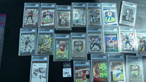 QBs and other NFL players 20 graded slabs