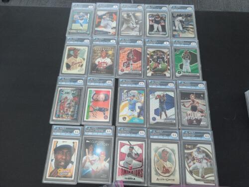 20 graded slabs