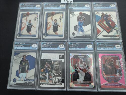 cooper flagg and Kevin Durant graded slabs