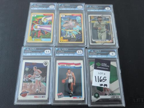 Larry Bird and marvel slabs