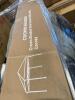 p merach Pilates board, crown shades 10x10 canopy, sled item?, and seat - 3