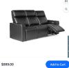 Ashton theater sofa in Black