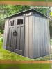 lifetime outdoor storage shed model 605282