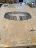 treadmill, 40-in 16 panel dog playpen, sofa, and rolled mattresses - 2