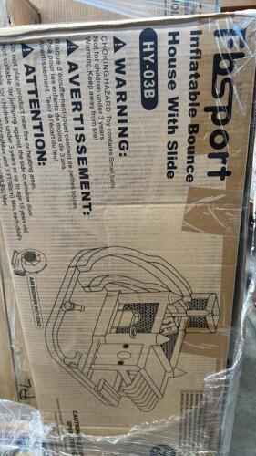 Miscellaneous furniture, stool, FB sport inflatable bounce house with slide, chair, & More