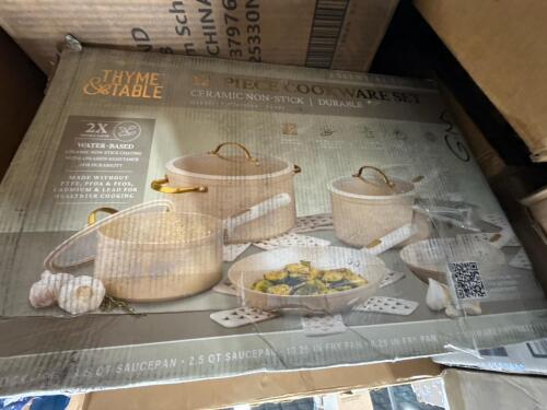 mailbox, hot plate, electric cooker, THYME and table 12-piece cookware and more