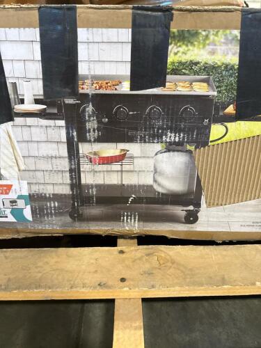 4 burner gas griddle appears customer return
