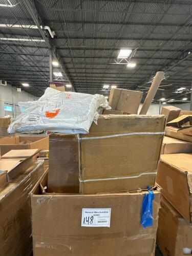 bumper, fishing poles, rolled mattress, and more