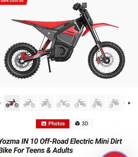 yozma in10 e-bike in red