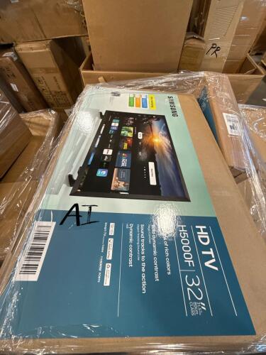 Two &ndash; Samsung 32 inch TVs, miscellaneous furniture, barstools, & More