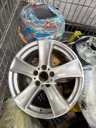 industrial and automotive items, wheel rim, brake rotors, metal parts, fire hose, electrical cabling, and more