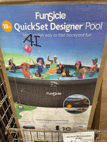 funsicle quickset designer, pool, sauder, storage cabinet, and more