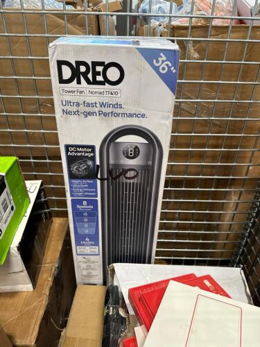 Electronics, Dreo, Lexmark Unison Toner, roconia Wi-Fi, Bluetooth HD projector, HP LaserJet toner, vigo rectangular glass vessel, bathroom sink and more