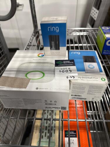 Ring doorbell products and Nest protect