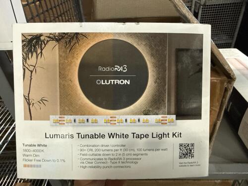 lutron lumaris tunable white tape light kits approximately eight boxes