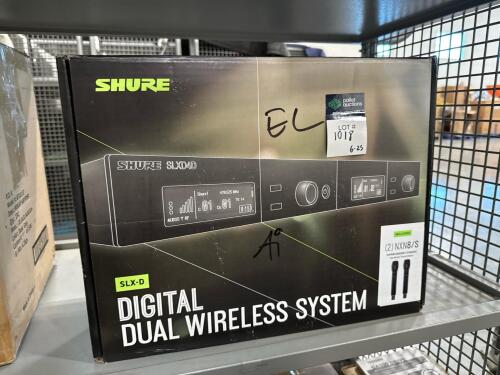 Shure digital dual wireless system SLX-d