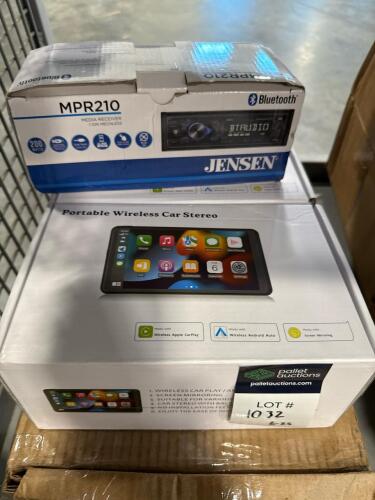 Jensen mpr210, portable wireless car stereos and amplifier