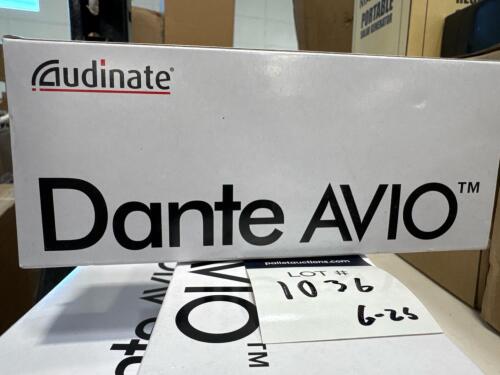 Dante avio two channel output adapters approximately 12 units