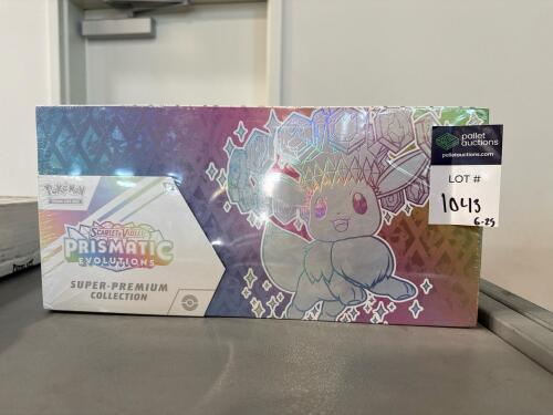 pok&eacute;mon Scarlett and Violet prismatic evolutions super premium collection