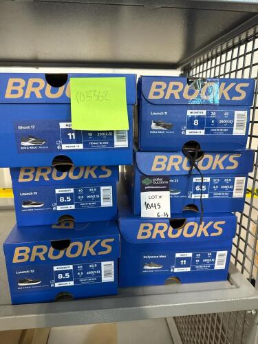 six pair of brook shoes
