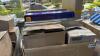 Roku 55 inch TV TCL 55 inch TV, Ash and Amber table, blinds, Tarp/signage? Storage bench - 2