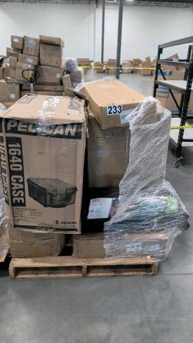pelicans 1640 case, Coleman tent, axios, home chair, gas cans and more