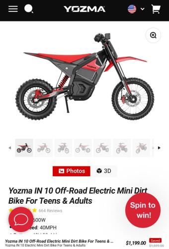 Yozma in10 red E-Bike