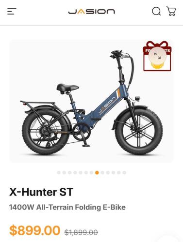 Jasion X-Hunter ST Blue e-bike