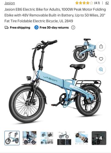 Jasion EB6 Dusty Blue E-Bike