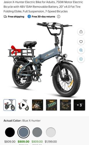 Jasion X-Hunter Grey E-Bike