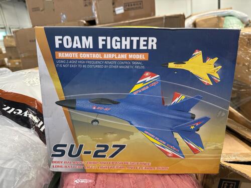 foam fighter, pillows, Ms cash drawer, minnidip balloon Garland cluster, and more