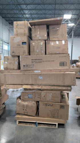 light fixture, chairs, and miscellaneous furniture