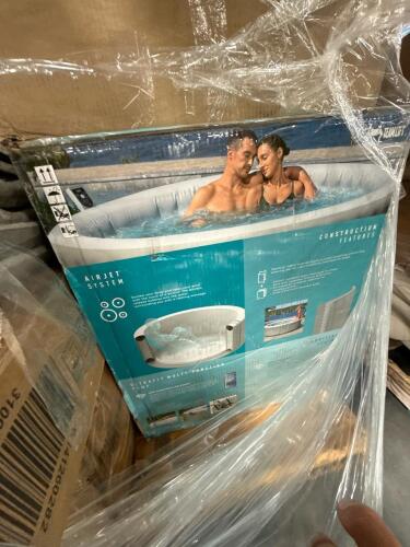 George Foreman brill, storage coats, SALUSPA Tahiti seven spa, rug pad, planter, furniture and & More