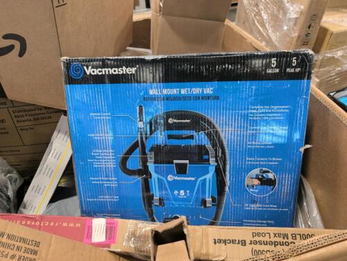 VACMASTER possibly used Customer return, Monroe Magnum, Mr. coffee, foot massager, food containers, Shimano DURA-ace parts, & More