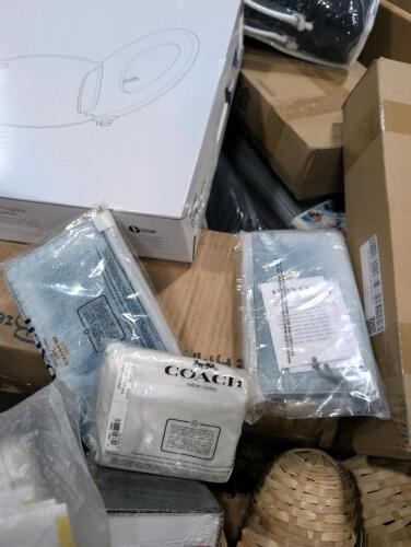 Bidet seat, come to core baskets, it's snowboard, bedding, thermal transfer ribbon, coach wallet and purse, towels, tarp, & More