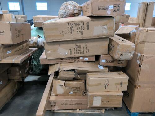 Deck box, swivel chair, and miscellaneous furniture miscellaneous furniture, sofa, cushions, & More