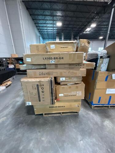Miscellaneous furniture, mobility scooter, mattress, automatic cat litter box, and